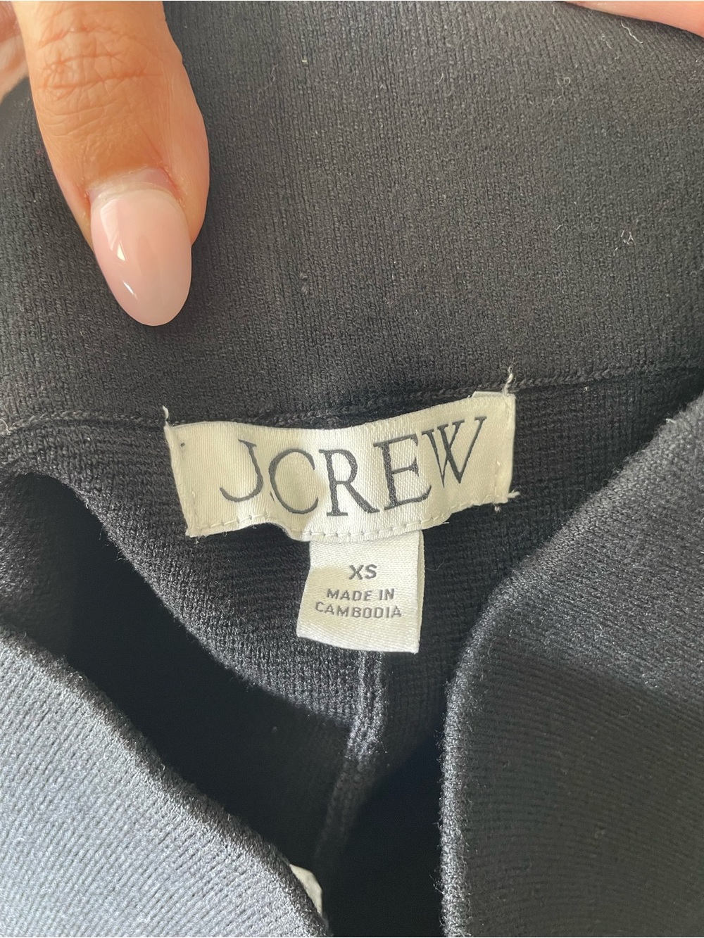J.Crew Women’s XS Black High Rise Flare Stretch Ponte Pants - Picture 6 of 6